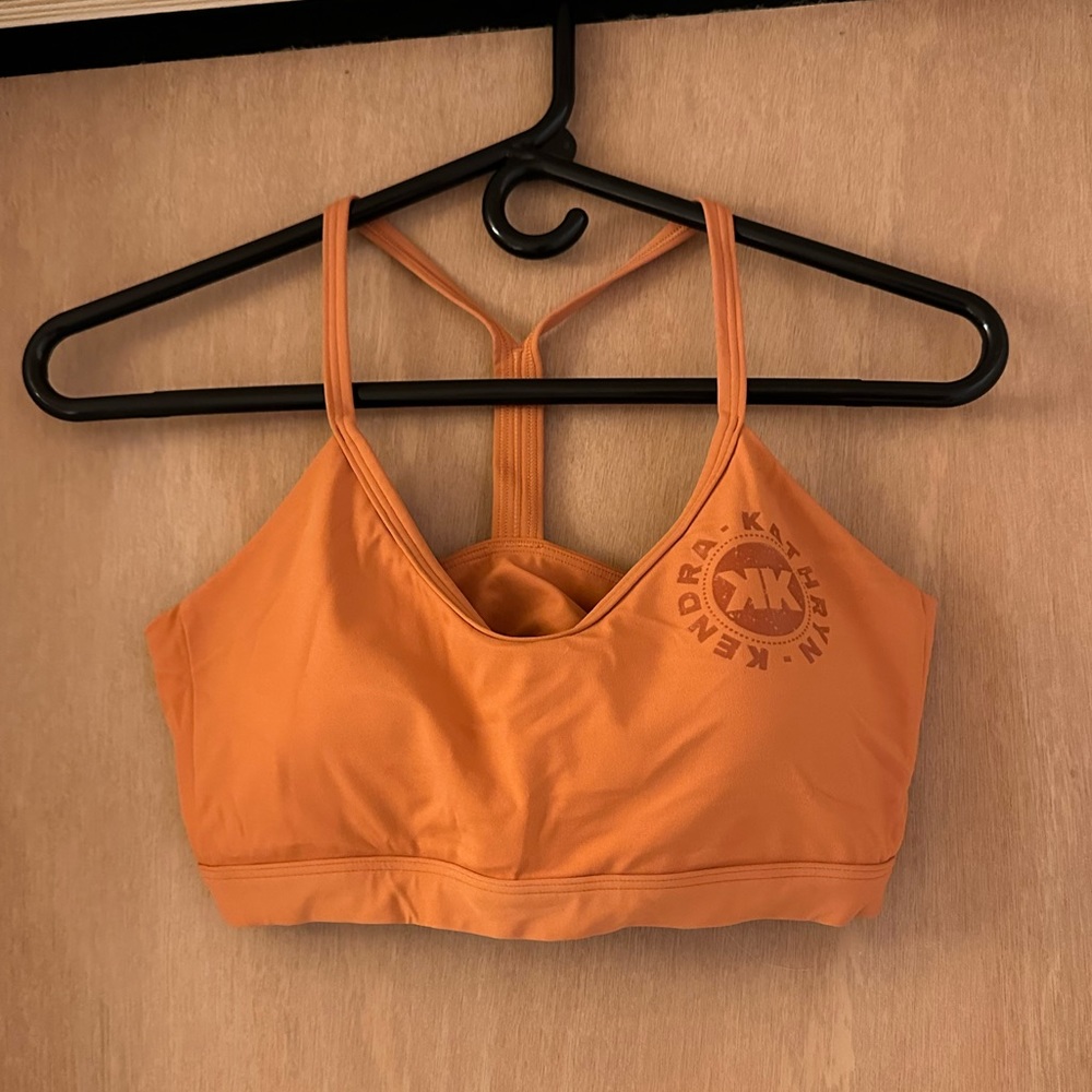 KK Fit x Gymshark Sports Bra in Earth Orange